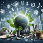 Concept image of a web design firm building a sustainable digital presence